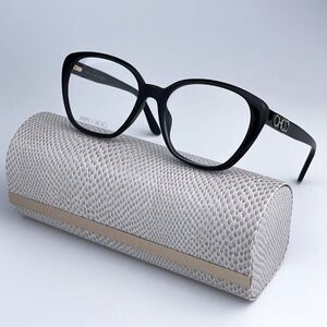 SALE! NEW Jimmy Choo JC252/F 807 Black Square Women Eyeglasses